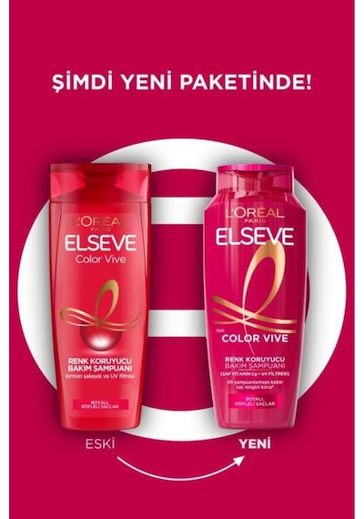 5'li Elseve Color Vive Renk Koruyucu Bakım Şampuanı 300 Ml pkt5colorvivekoruset-10590 Boyalı