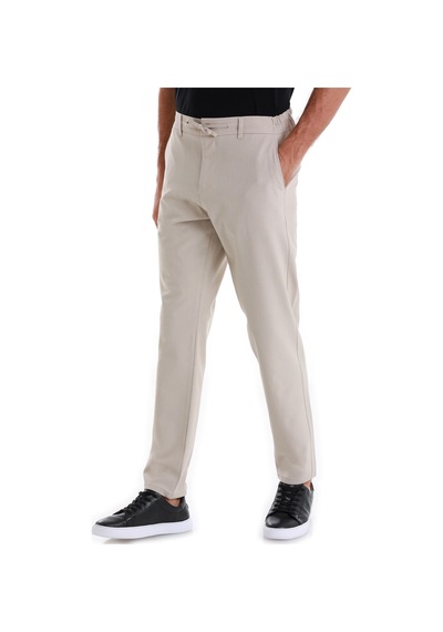 Hatemoğlu Bej Dinamik Fit Desenli Yandan Cepli Jogger Pantolon 29223024c003 G72 Bej