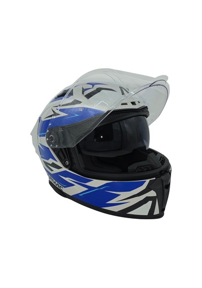 Arwic Fullface Motosiklet Kaskı Ar935 Storn Güneş Vizörlü Ece-r 22.06 Beyaz