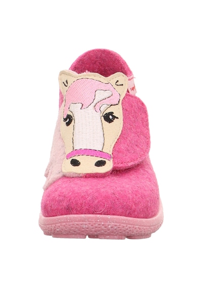 Superfit Happy Octi Pembe Unicorn Çocuk Keçe Panduf Pembe