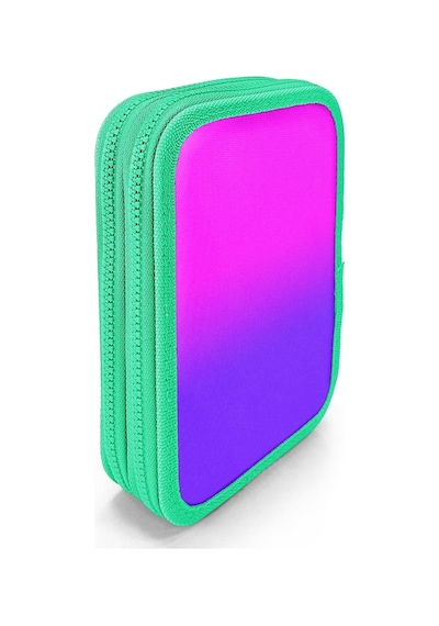 Coral High İki Karlı Organizer Kalemlik - Pembe Mor Gradyan, Kız Çocuk, Pembe Mor Gradyan Pembe - Mor