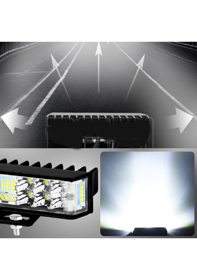 High-tech Premium Çakarlı Kaput Led Lambası Kırmızı Mavi Beyaz