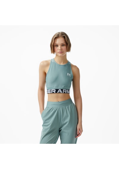 Under Armour Heatgear Rib Kadın Yeşil Bra 1388694