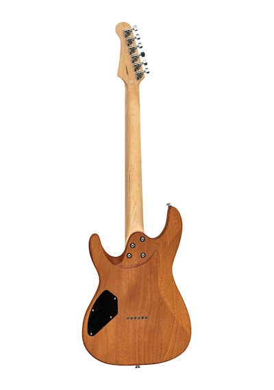 Valler Fts2700 Mat Koyu Kahve Okoume Ağacı Hh Perdesiz Elektro Gitar