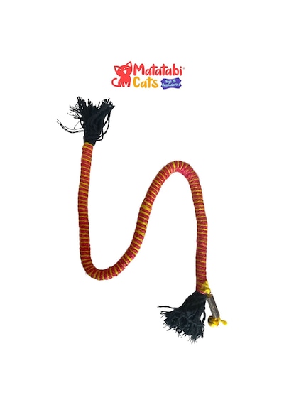 Rope Large Matatabi Li Çıngıraklı İp Kedi Oyuncağı