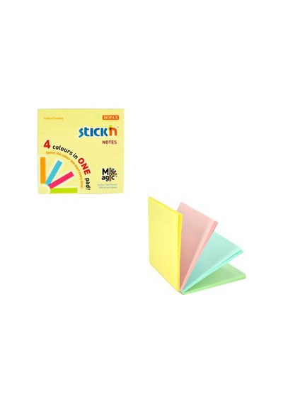 Hopax Stıckn 76x76 Magıc Pastel Notes 100 Yp