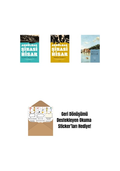 İstanbul Ve Boğaziçi Yazıları + Edebiyat Yazıları 2 + Boğaziçi Yalıları Kitap Boy + Okuma Sticker'ları