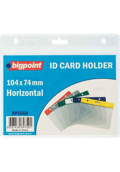 Bigpoint Kart Poşeti Yatay Şeffaf 105x74mm X 10 Adet