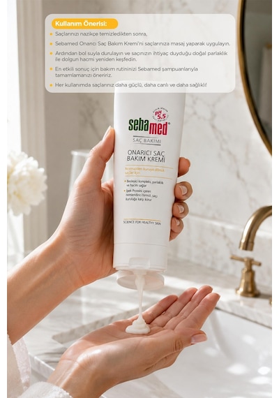 Sebamed Yıpranmış Saçlar İçin Onarıcı Saç Kremi 200 ML