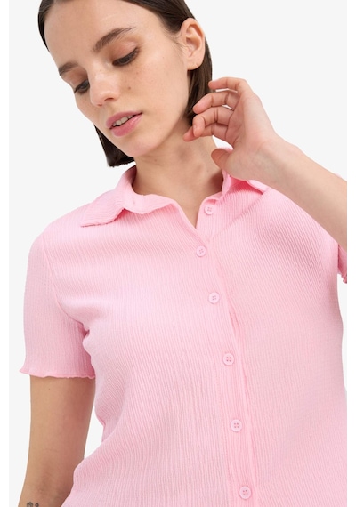 DeFacto Coool Fitted Bürümcük Kısa Kollu Gömlek D4520AX25SMPN47