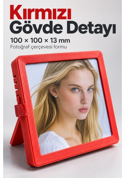 Shnstore Masaüstü Fotoğraf Çerçevesi Kablosuz Müzik Bağlantılı Hoparlör Shntknd0720