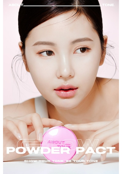About Tone Doğal Tonlayıcı Şeftali Pudra ABOUT TONE Glow Powder Pack