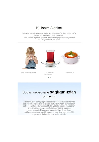 Aura İhlas Cebilon Silver Su Arıtma Cihazı Diğer
