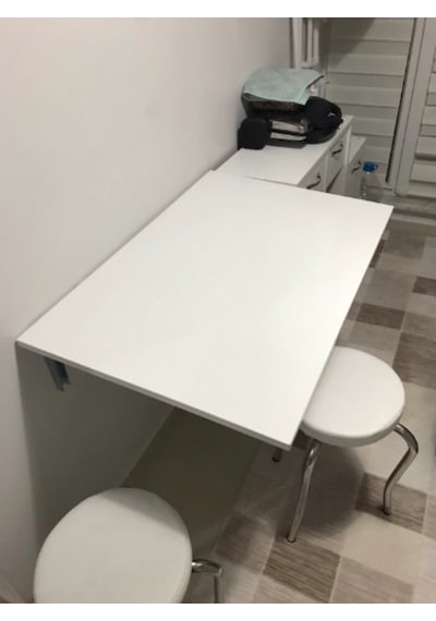 Ankaraormanürünleri1 Kişiye Özel Ölçülerde 1,Sınıf %100 Mdf Katlanır Duvara Monte Masa