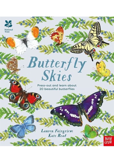 National Trust: Butterfly Skies Press Out And Learn About 20 Beau