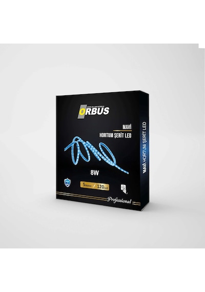 Orbus Mavi Hortum Şerit Led 8w - 5 Metre