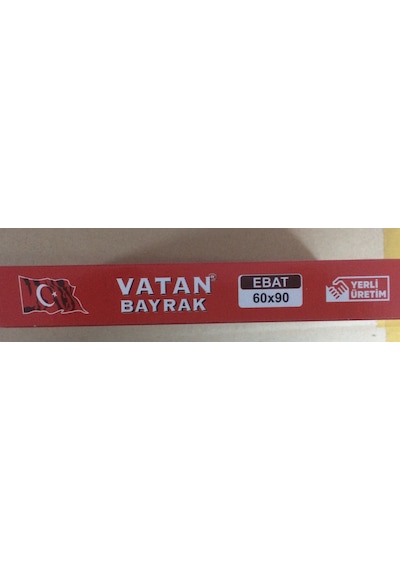 Türk Bayrağı Yükselen Bayrak Vatan Bayrak Ebat Ebat 60X90
