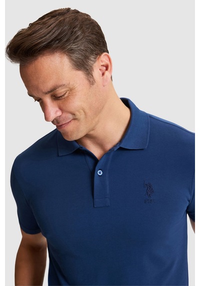 U.s. Polo Assn. Erkek Açık Lacivert Tişört Basic 50326920-vr059