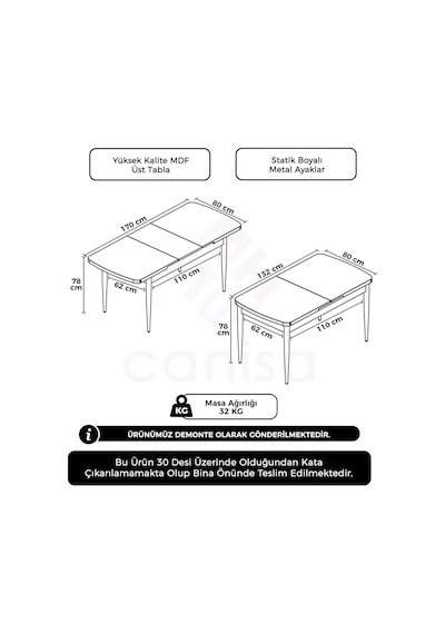 Canisa Concept Zen Serisi 80x132 Mdf Açılabilir Siyah Mermer Desen Mutfak Masası Masa Siyah Mermer Desenli Ayakları Siyah Canisa Concept Zen Serisi 80x132 Mdf Açılabilir Siyah Mermer Desen Mutfak Masası Masa Siyah Mermer Desenli Ayakları Siyah