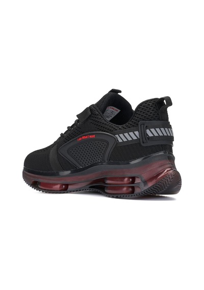 Erkek Günlük Sneaker Siyah Kırmızı-bull025 Siyah - Kırmızı
