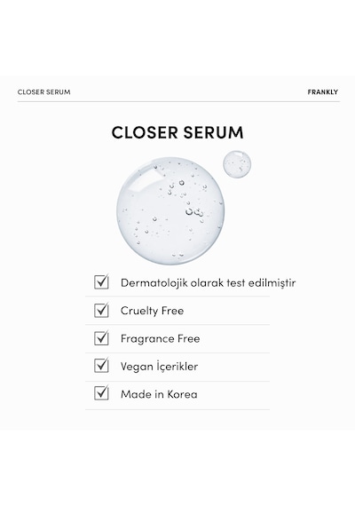 Closer Serum 9 Peptit İçeren Gözenek Sıkılaştırıcı Ve Yaşlanma Karşıtı 30 Ml