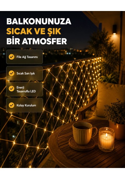 Mey İthalat Ağ Led Renkli