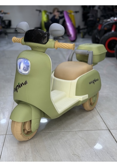 Akülü Motor 0-4 Yaş Yeşil