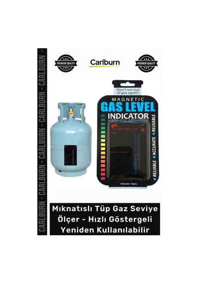 Özel Üretim Kamp Karavan Termal Mıknatıslı Tüp Gaz Seviye Ölçer Hızlı Göstergeli Yeniden Kullanılabi