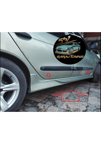 Renault Megane 1 Marşpiyel Sağ Sol Takım Fiberglass Boyasız
