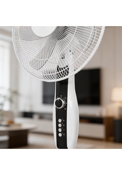 Everest Fapazaryeri Cool Air 16 50 Watt 5 Pervaneli 3 Kademe 1200rpm Zaman Ayarlı Vantilatör - Beyaz Diğer