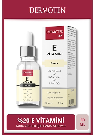 E Vitamini Nemlendirici Cilt Bakım Serum 30 Ml