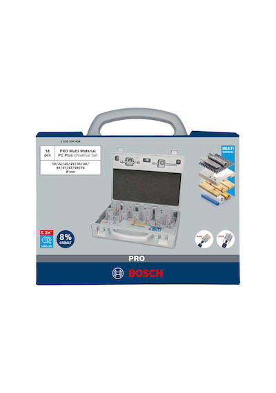 Bosch Pro Multi 14 Parça Panç Testere Seti 19-76 Mm 2608594434