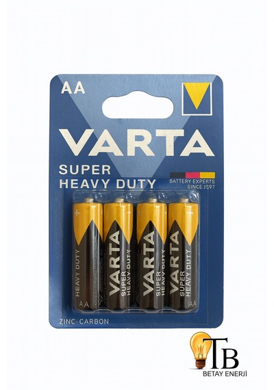 Varta Aa Kalem Pil 4 Lü 1.5v R6 Zinc-carbon Kumanda Oyuncak Saat Uyumlu