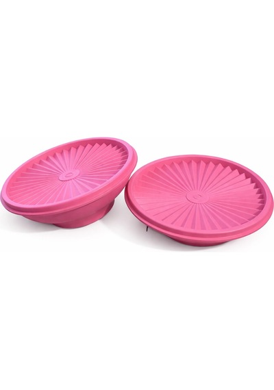 Tupperware Yıldız Kaplar 400 Ml 2li Saklama Ve Servis Kabı Pembe
