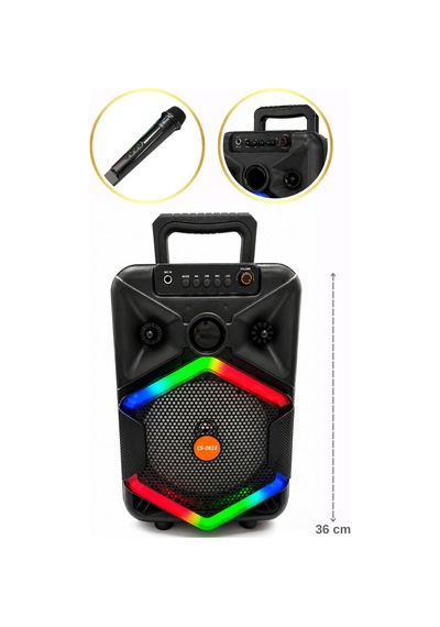 Torres Cs-0812 200w Karaoke Hoparlör Mikrofonlu Bluetooth Taşınabilir Ses Sistemi - 8697714322452