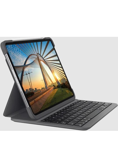 Logitech Slim Folio 12.9 Inç Apple Uyumlu iPad Pro Için Klavyeli Kılıf -Türkçe