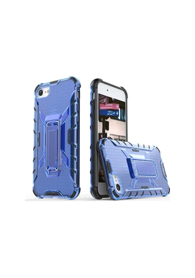 Apple Uyumlu iPhone 7 Kılıf Zore Klik Silikon Mavi