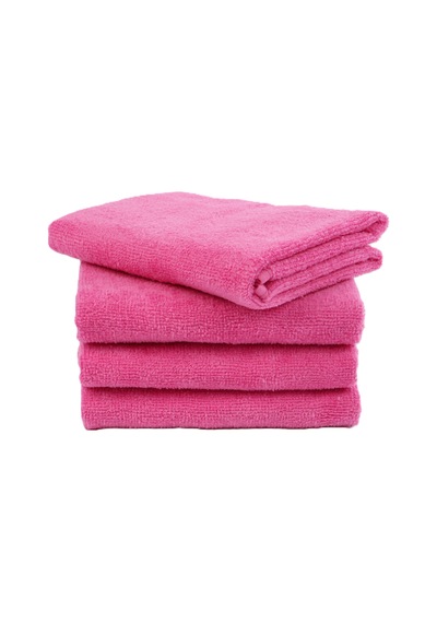 4 Adet Mutfak Havlusu El Yüz Havlusu Pembe