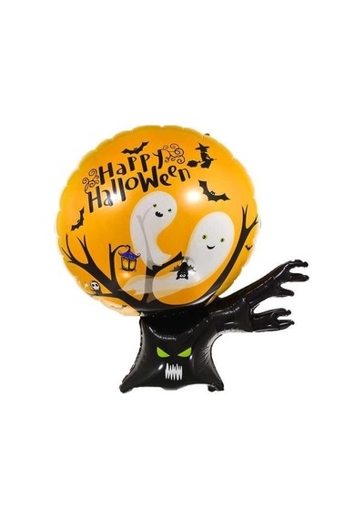 Folyo Balon Halloween Cadılar Bayramı Ağaçlı, Toplu 95 66cm Diğer