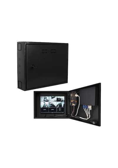 Afila Dvr Pano Box Nvr Cctv Rack Kabinet Kilitli Metal 45 35 10