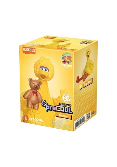 Susam Sokağı Minik Kuş Blokees Sesame Street Blokees Big Bird Figür Model Kit 14 Cm