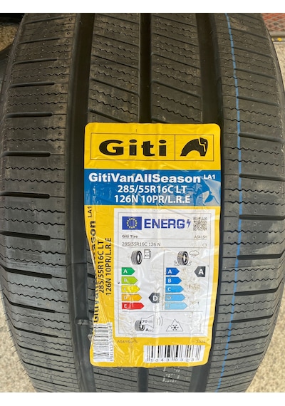 Giti 285/55 R16C 126N 10PR Gıtıvan Allseason LA1 Dört Mevsim Lastiği 2025