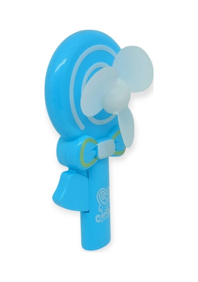 Lolipop Model El Fanı - Mavi 1 Adet