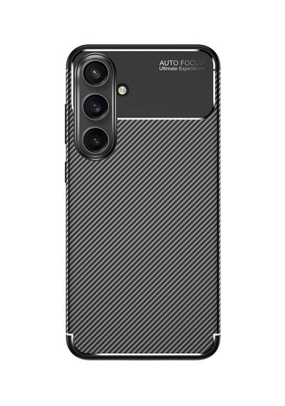 Zore Samsung Galaxy Uyumlu S24 Fe Kılıf Omsy Negro Silikon Kapak - Siyah