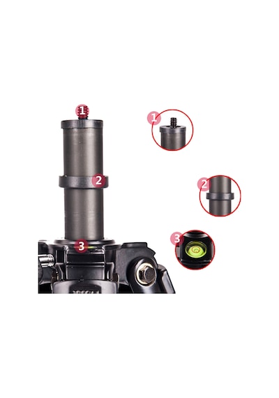 Deyatech 3642B 133Cm Dslr Ve Video Kamera Için Hafif Tripod
