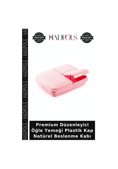 Premium Düzenleyici Öğle Yemeği Plastik Kap Natürel Beslenme Kabı Çok Renkli