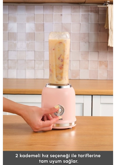 Karaca Retro Personal Kişisel Smoothie Blender