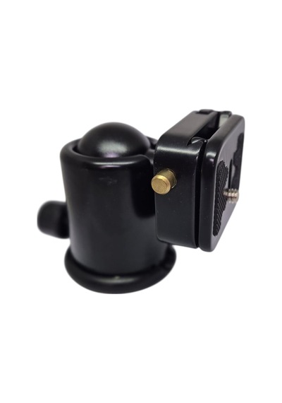 Ayex Kh-02 Tripod Kafa Ball Head, 360 Dönebilen, 10kg Taşıma Kapasiteli, Hızlı Bağlantı Plakalı, 1/4" Vida Uyumlu