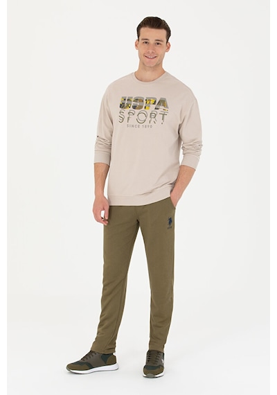 U.S. Polo Assn. Erkek Sweatshirt 50270739-vr011 Beyaz