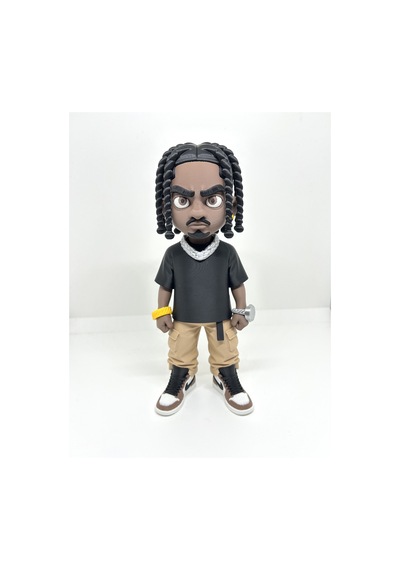 Travis Scot Figür 20cm-3d Baskı-kolleksiyonluk Biblo